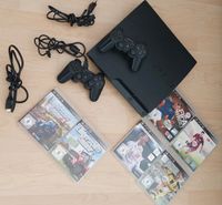 Playstation 3 + 2 Controller + 6 Spiele FIFA Landwirtschaft Simul Niedersachsen - Sickte Vorschau