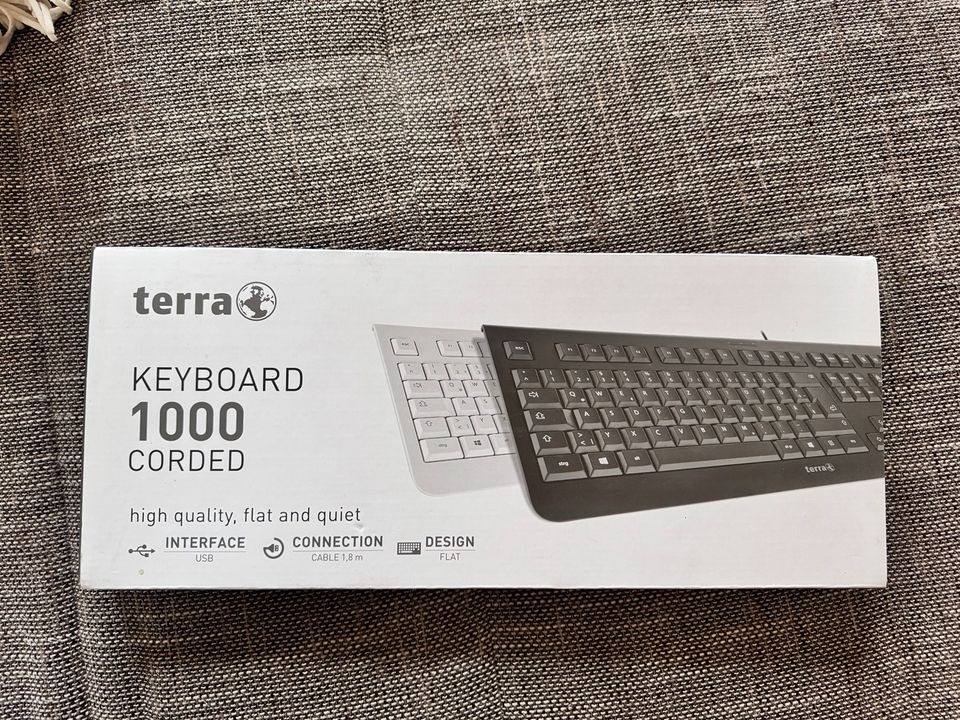 NEU! Terra Keyboard corded high quality, flat and quiet Tastatur in Wolfsburg