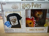 Neu! Funko Pop and Tee Gr. (L) Harry Potter Fawkes glows in the d Essen-West - Frohnhausen Vorschau