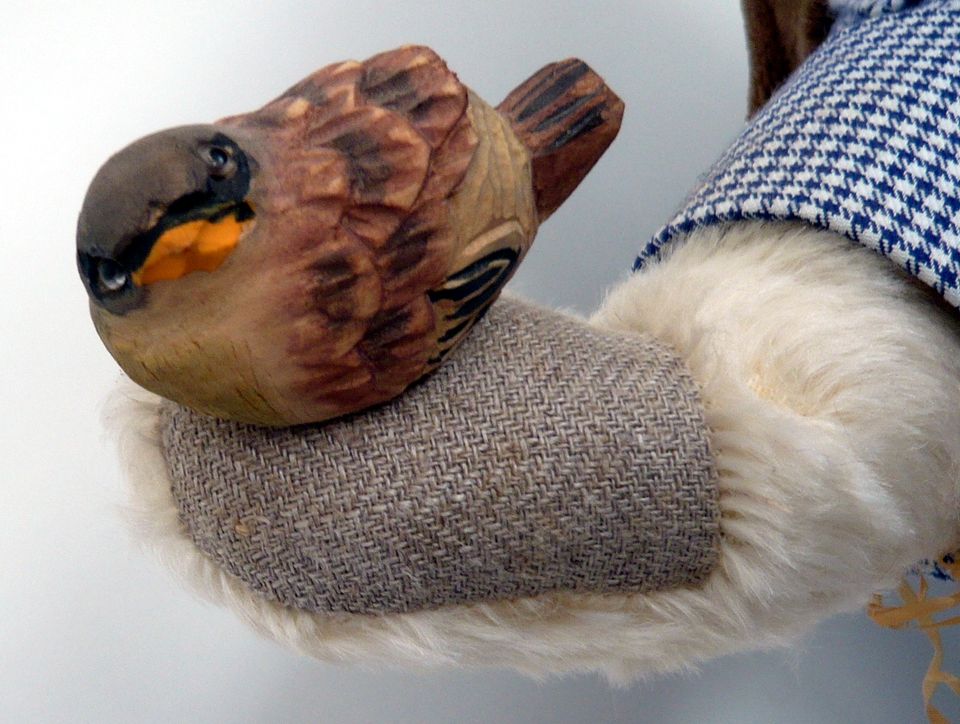 Sammlerbär : Vogelscheuche (von Designerin Gisela Hofmann) in Ascheberg