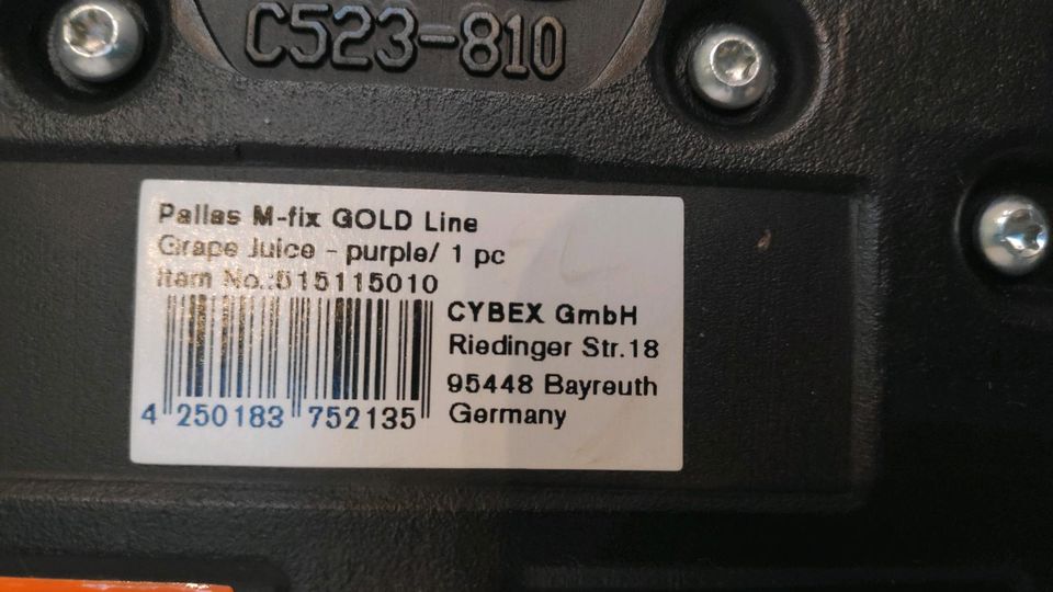 Autokindersitz Cybex Pallas Solution M-fix Gold Line 9-36kg TOP in Neumünster