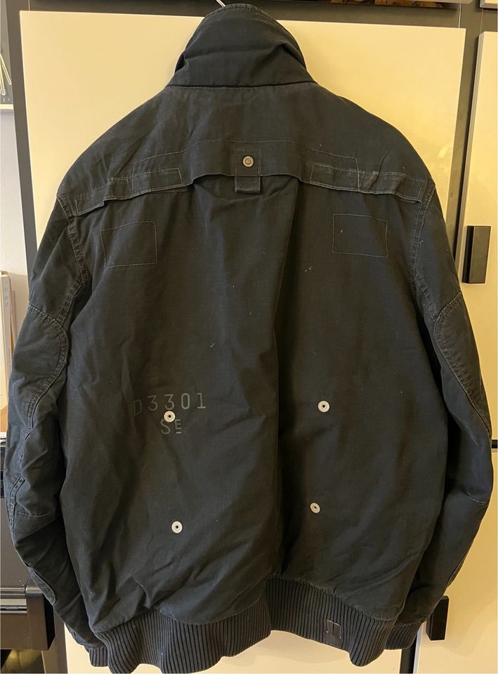 G-Star RAW Denim Jacke Herren XL Stoff schwarz in Darmstadt