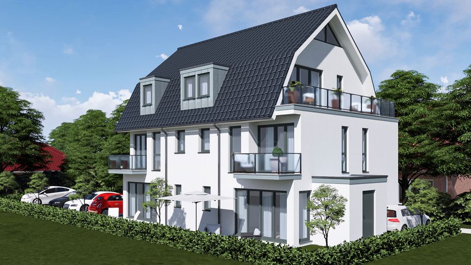 Neubau ! Exklusive 3 ZKB Dachgeschosswohnung mit Penthousecharakter in Bad Zwischenahn