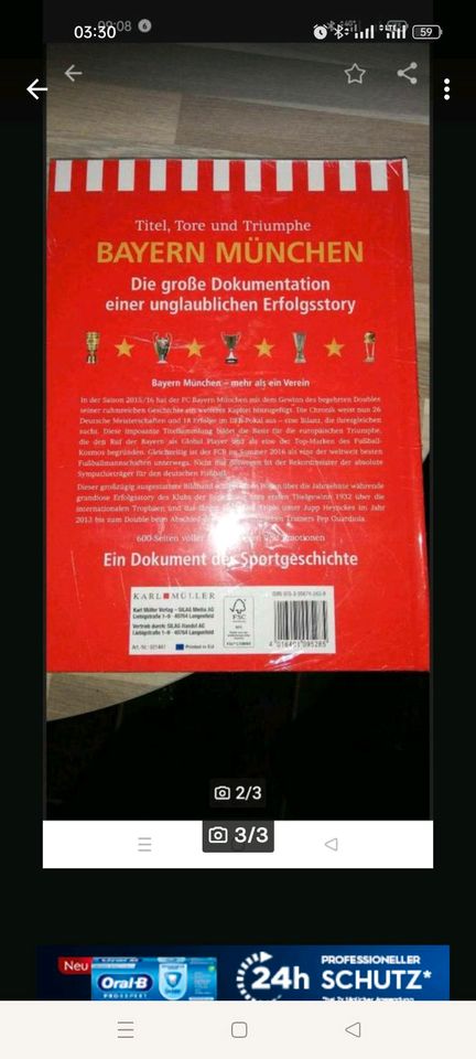 Bayern München Fanbuch in Coppenbrügge