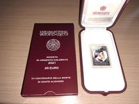 25 Euro Vatikan 2021 Dante Alighieri PP - Silber - 1.300 Ex. Bayern - Regensburg Vorschau