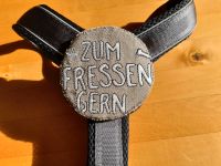 Klettschild Patch "zum fressen gern" passt f Stylesnout Geschirre Niedersachsen - Verden Vorschau