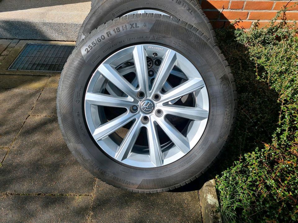 Alufelgen Winterreifen 18 Zoll original VW Touareg 3. 255/60 R18 in Hamburg