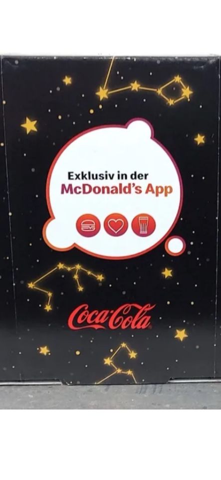 McDonalds Coca Cola Glas Sternenhimmel 2023 in Bad Füssing