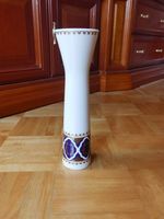 Unterweissbach echt Kobalt Handmalerei Vase Blumenvase GDR 27cm Sachsen - Grünhainichen Vorschau