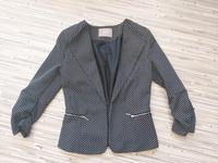 Blazer schwarz mit weißen Punkten 34 Thüringen - Herbsleben Vorschau