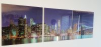 Glasbild New York Skyline - 3-teilig - neuwertig! Nordrhein-Westfalen - Beckum Vorschau