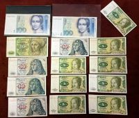 Deutsche Mark Banknoten DM Scheine 2 x 100 - 1 x 20 - 4×10- 8×5. Hessen - Wiesbaden Vorschau