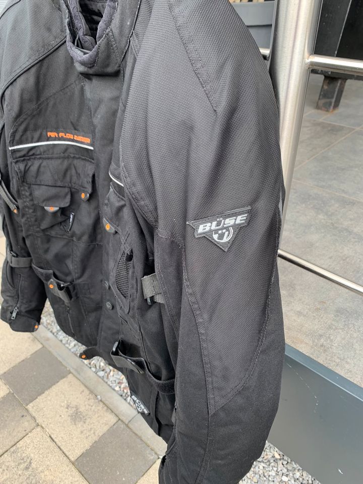 Motorrad Kombi Jacke Hose schwarz in Kevelaer