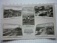 AK Westerland auf Sylt, gelaufen 1960, s/w, Mehrbildkarte Kreis Ostholstein - Heiligenhafen  Vorschau