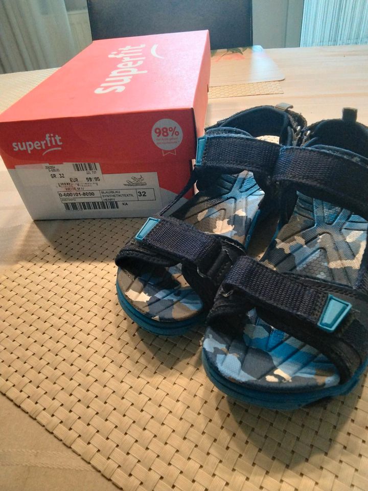 Superfit Sandalen Gr. 32, blau in Karlsdorf-Neuthard