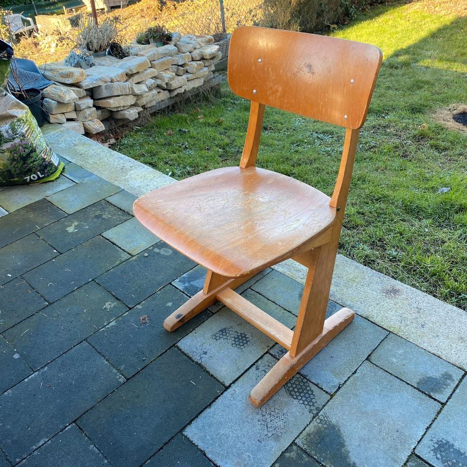 Vintage Stuhl, Schulstihl, Kinderstuhl in Herdecke