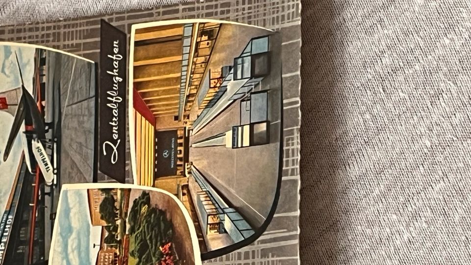 Berlin Tempelhof Zentralflughafen Ansichtskarte Postkarte in Quakenbrück