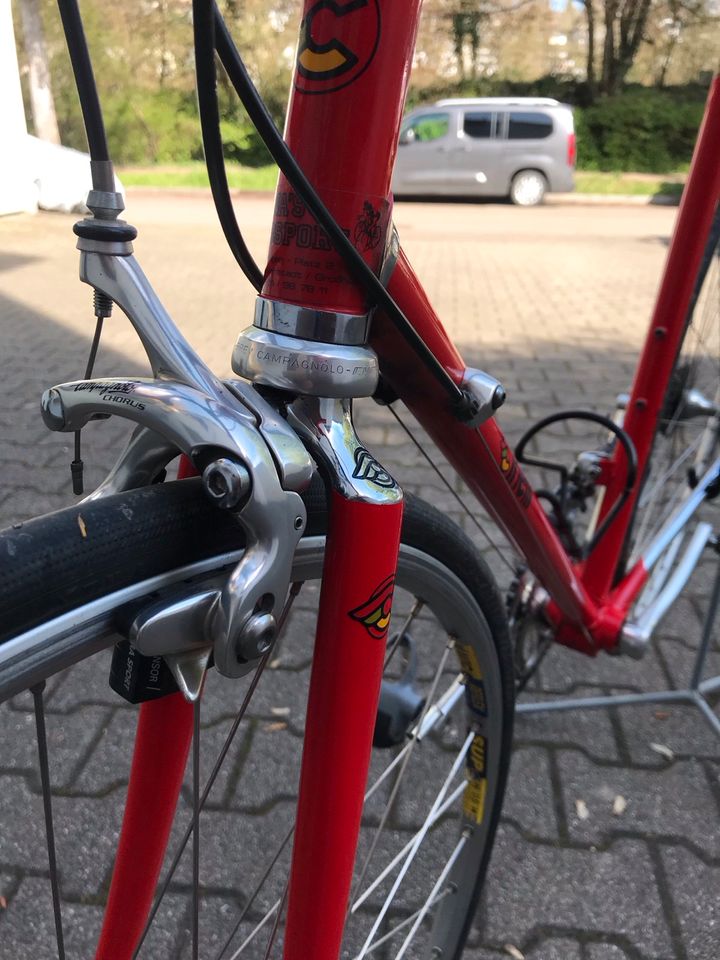 Cinelli Supercorsa rosso Ferrari RH 58 in Waiblingen