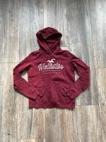 TOP-ZUSTAND❤️ HOLLISTER XS Hoodie Pullover rot bordeaux Damen Hessen - Limburg Vorschau