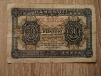 50 Deutsche Pfennig Geldschein SELTEN 1948 Deutsch Wiesbaden - Mainz-Kostheim Vorschau