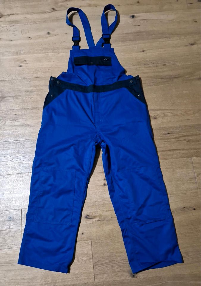 Arbeitshose Gr. 56 Latzhose Blau Blaumann in Schwanewede