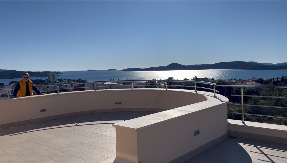 Vodice/KROATIEN Haus mit Meerblick, Sauna, Fitness in Palling