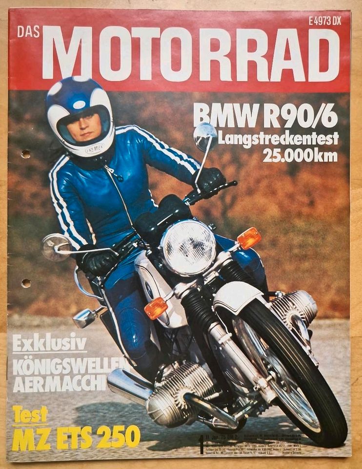 MOTORRAD 1 1975 - BMW R90/6 MZ ETS 250 in Köln