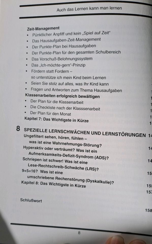 Grundschule Lernen ADS LRS Dyskalkulie Buch Ratgeber in Malsch bei Wiesloch