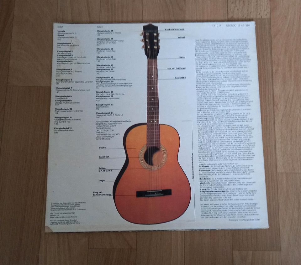 Gitarren Schule für Anfänger Vinyl in Spremberg