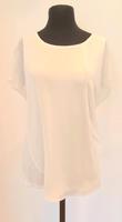 Weißes s'Oliver Shirt Jersey mit Chiffon Bayern - Wolnzach Vorschau