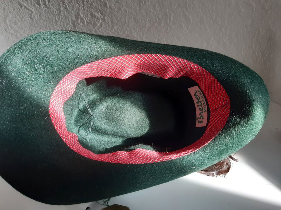 Exklusiver Ischler Damen Hut mit Feder Gr. 56, ungetragen in Malterdingen
