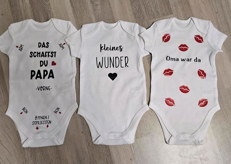 ❤️Babybody bedruckt Wunschmotiv personalisiert Gr.74 in Berlin