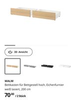 Zwei Malm Bettkasten (Ikea) Essen - Überruhr-Hinsel Vorschau