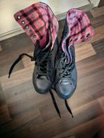 Converse - Frauenschuhe - Schwarz-Pink Kiel - Mitte Vorschau