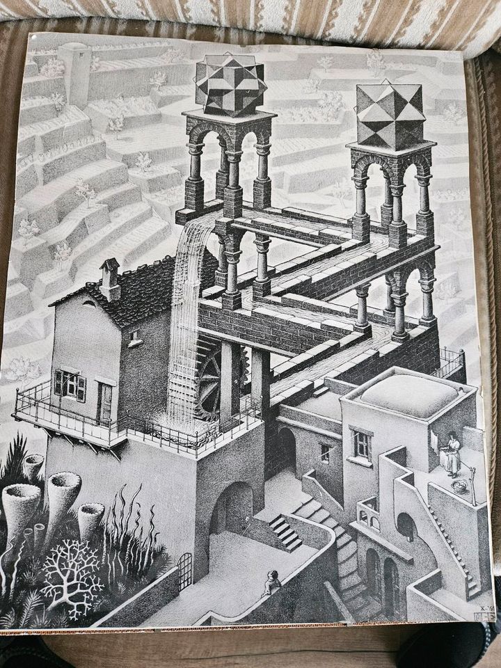 Bilddruck Wasserfal MC Escher in Hemer