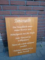 Tanzregeln Schild Holz Hochzeit Feier Party Niedersachsen - Nordhorn Vorschau