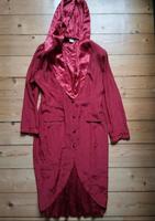 rot pinkes Vintage Mantelkleid langes Kleid Maxikleid Kapuze LARP Berlin - Reinickendorf Vorschau