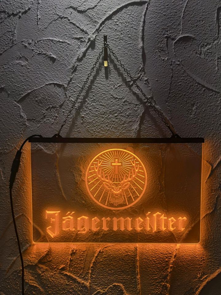 Jägermeister Hirsch Led Neon Leuchtschild Bar Pub Club Restaurant in Delmenhorst
