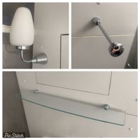 Hochwertige Badezimmer-Accessoires, Ablage, Haken, Lampe Leipzig - Schleußig Vorschau