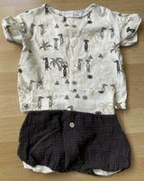 Etsy DaWanda handmade Musselin Set Tshirt kurze Hose 86 92 98 Frankfurt am Main - Sachsenhausen Vorschau