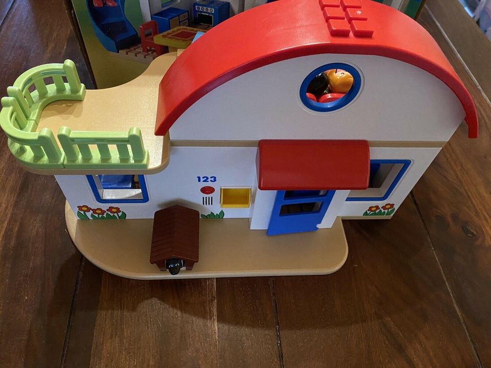 wie NEU ❤️ Playmobil 123 Wohnhaus 6784 komplett OVP in Silbitz