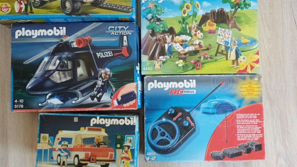 Playmobil Konvolut, Safari,Zirkus,Polizei  etc.(12 tlg.) in Kattendorf