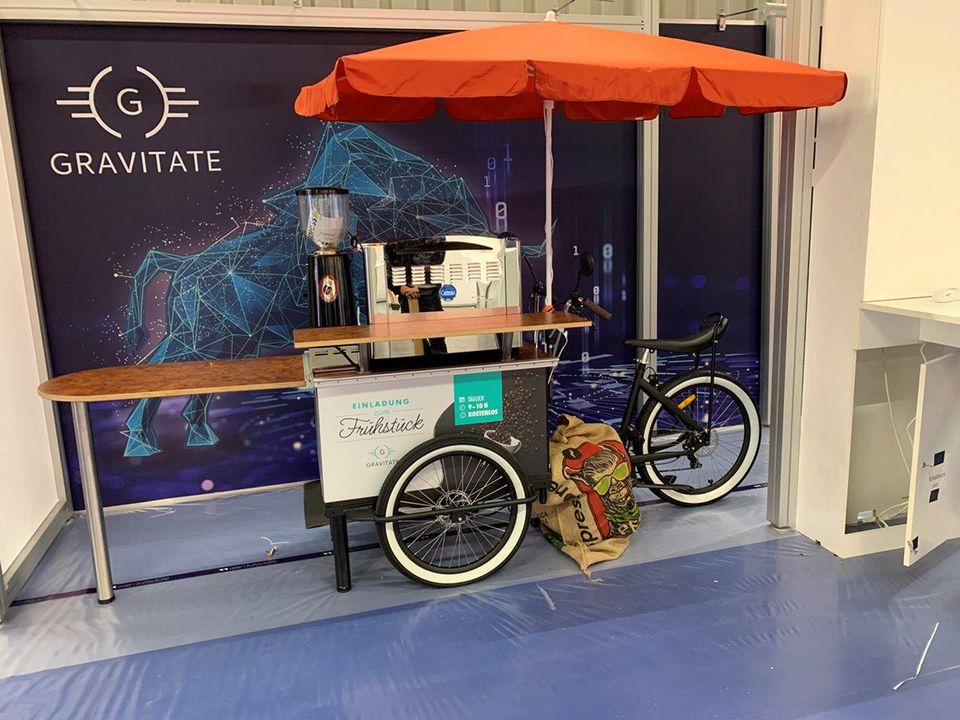 Kaffee Bike - Kaffeefahrrad mit Barista mieten für Event / Messe. in Nürnberg (Mittelfr)