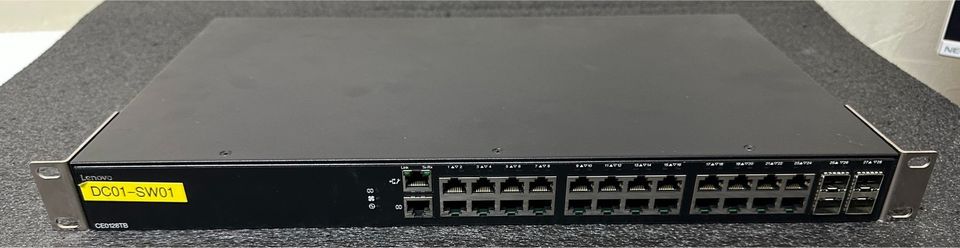 Lenovo Switch 24 Port Stack 10GBE Uplink 19 Zoll Rack händler in Gronau (Leine)