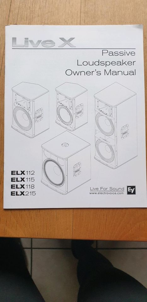 ELX 112 12" passive loudspeaker in Ohlstadt