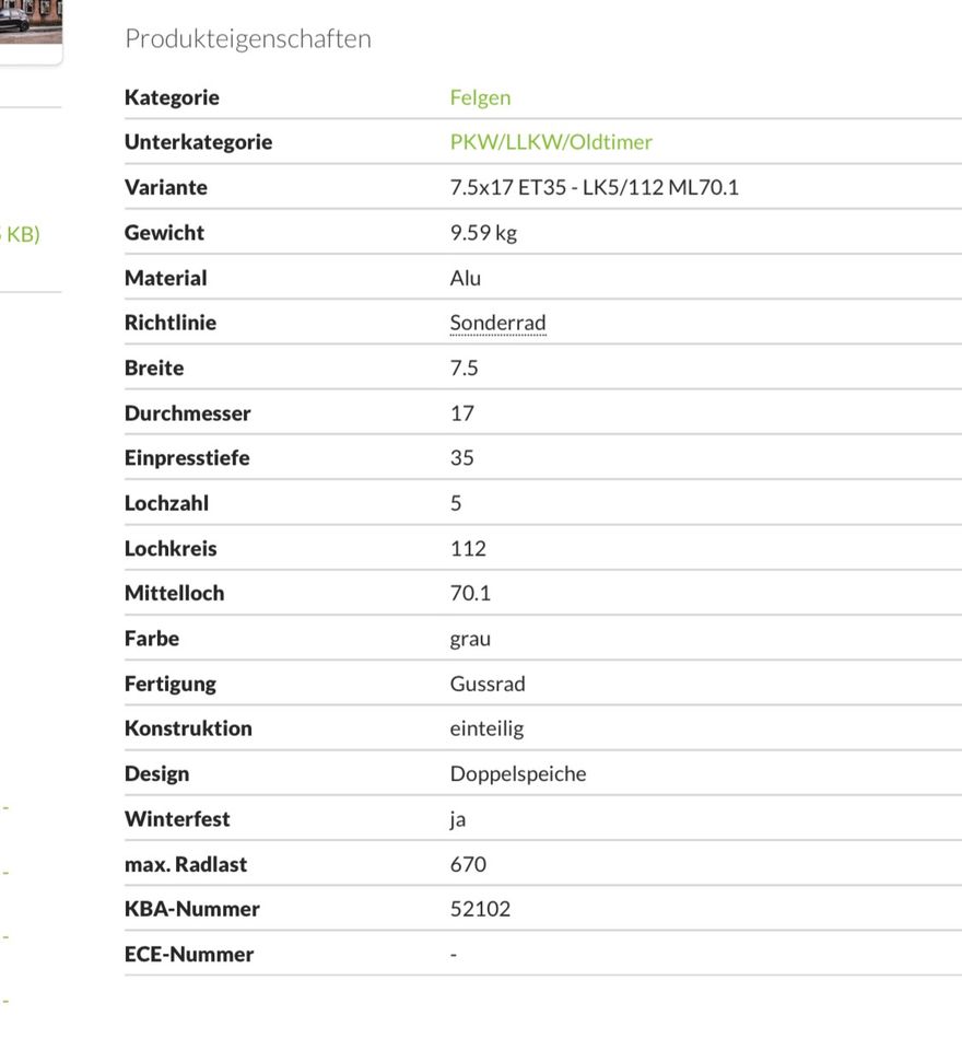 BMW  4x DOTZ Alufelgen 7,5x17 ET 35 KBA 52102 guter Zustand in Bad Endorf