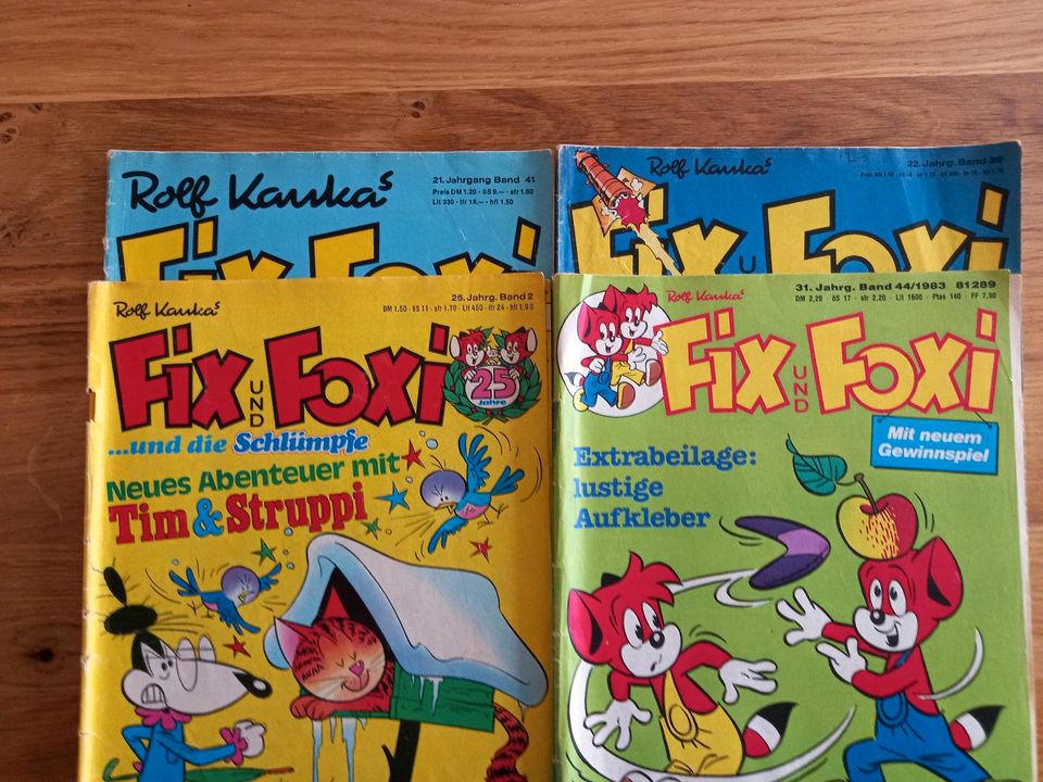 Fix und Foxi Comics 70/80ger in Abensberg