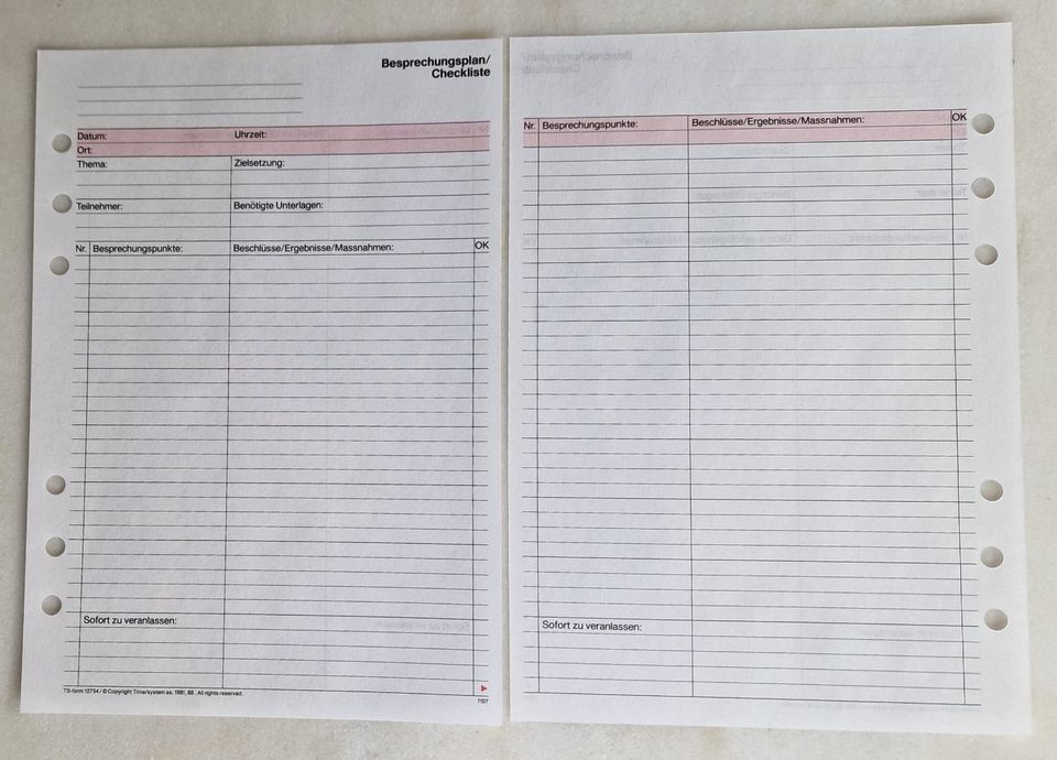 Time/system Archiv-Box, Ablage-/Kartei-Kasten + Ringbuch-Einlagen in Remshalden