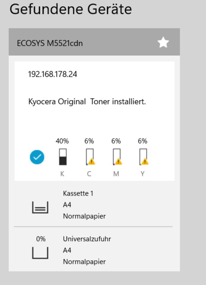 Kyocera ECOSYS M5521cdn Multifunktionsdrucker frisch gereinigt in Pulheim