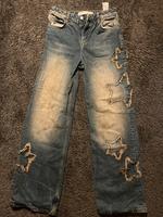 y2k Jeans mit Sternen Bershka Größe 32 Bayern - Neu Ulm Vorschau